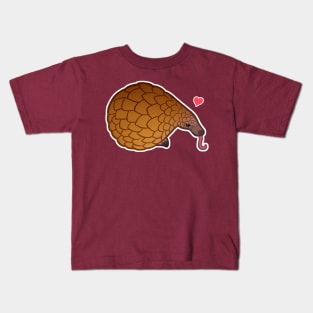 Pangolin Love Kids T-Shirt